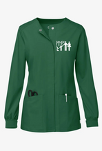 Load image into Gallery viewer, Pampa-Emp-075 - Butter-Soft STRETCH Women&#39;s 2-Pocket Long Sleeve Snap Front Scrub Jacket