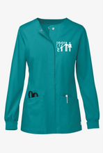 Load image into Gallery viewer, Pampa-Emp-075 - Butter-Soft STRETCH Women&#39;s 2-Pocket Long Sleeve Snap Front Scrub Jacket