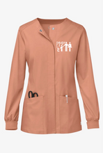 Load image into Gallery viewer, Pampa-Emp-075 - Butter-Soft STRETCH Women&#39;s 2-Pocket Long Sleeve Snap Front Scrub Jacket