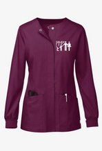 Load image into Gallery viewer, Pampa-Emp-077 - Butter-Soft STRETCH Women&#39;s 2-Pocket Zip Front Fleece Scrub Jacket