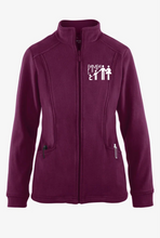 Load image into Gallery viewer, Pampa-Emp-077 - Butter-Soft STRETCH Women&#39;s 2-Pocket Zip Front Fleece Scrub Jacket