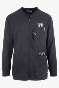 Pampa-Emp-080 - Grey's Anatomy by Barco Spandex STRETCH React Men's 5-Pocket Zip Front Scrub Jacket
