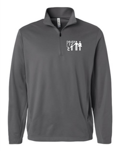 Pampa-Emp-154 - Team 365 - Unisex Squad Cadet Quarter-Zip Tech Fleece Pullover