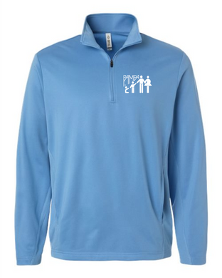 Pampa-Emp-154 - Team 365 - Unisex Squad Cadet Quarter-Zip Tech Fleece Pullover