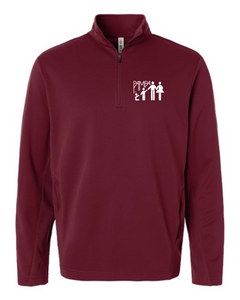Pampa-Emp-154 - Team 365 - Unisex Squad Cadet Quarter-Zip Tech Fleece Pullover