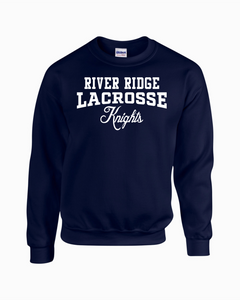 RR-LAX-052-11 - Gildan Adult 8 oz., 50/50 Fleece Crew - RR LAX Knights Logo