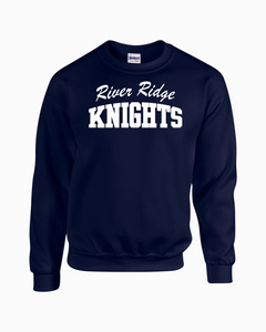 RR-LAX-052-13 - Gildan Adult 8 oz., 50/50 Fleece Crew - River Ridge Knights Logo