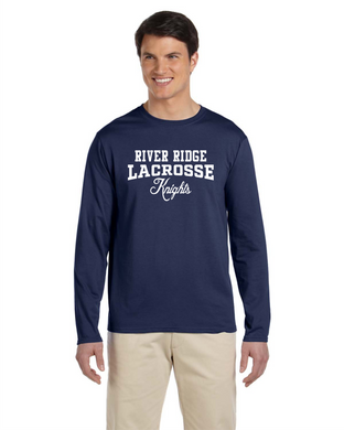 RR-LAX-491-11 - Gildan Adult Softstyle® Long-Sleeve T-Shirt - River Ridge LAX KNIGHTS Logo