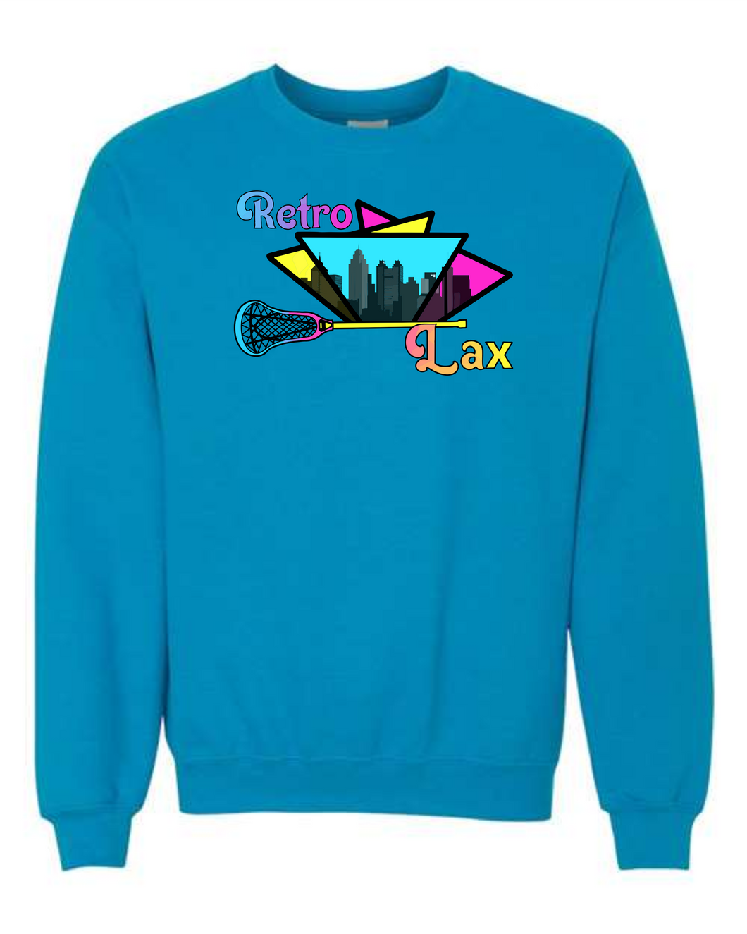 Retrolax - Gildan Adult 50/50 Fleece Crew - Retrolax Logo