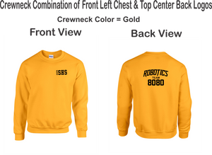 SEQ-Robotics-304-2 - Gildan Crew Neck Sweatshirt - Rock Shirt-Team 8080 Logos