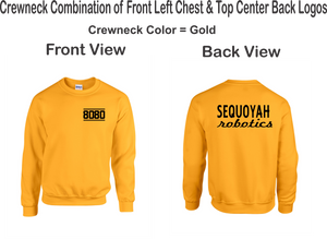 SEQ-Robotics-304-3 - Gildan Crew Neck Sweatshirt - 8080 Team Shirt Logos