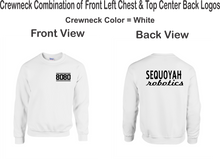 Load image into Gallery viewer, SEQ-Robotics-304-3 - Gildan Crew Neck Sweatshirt - 8080 Team Shirt Logos