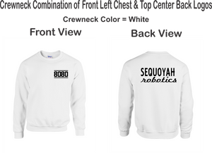 SEQ-Robotics-304-3 - Gildan Crew Neck Sweatshirt - 8080 Team Shirt Logos