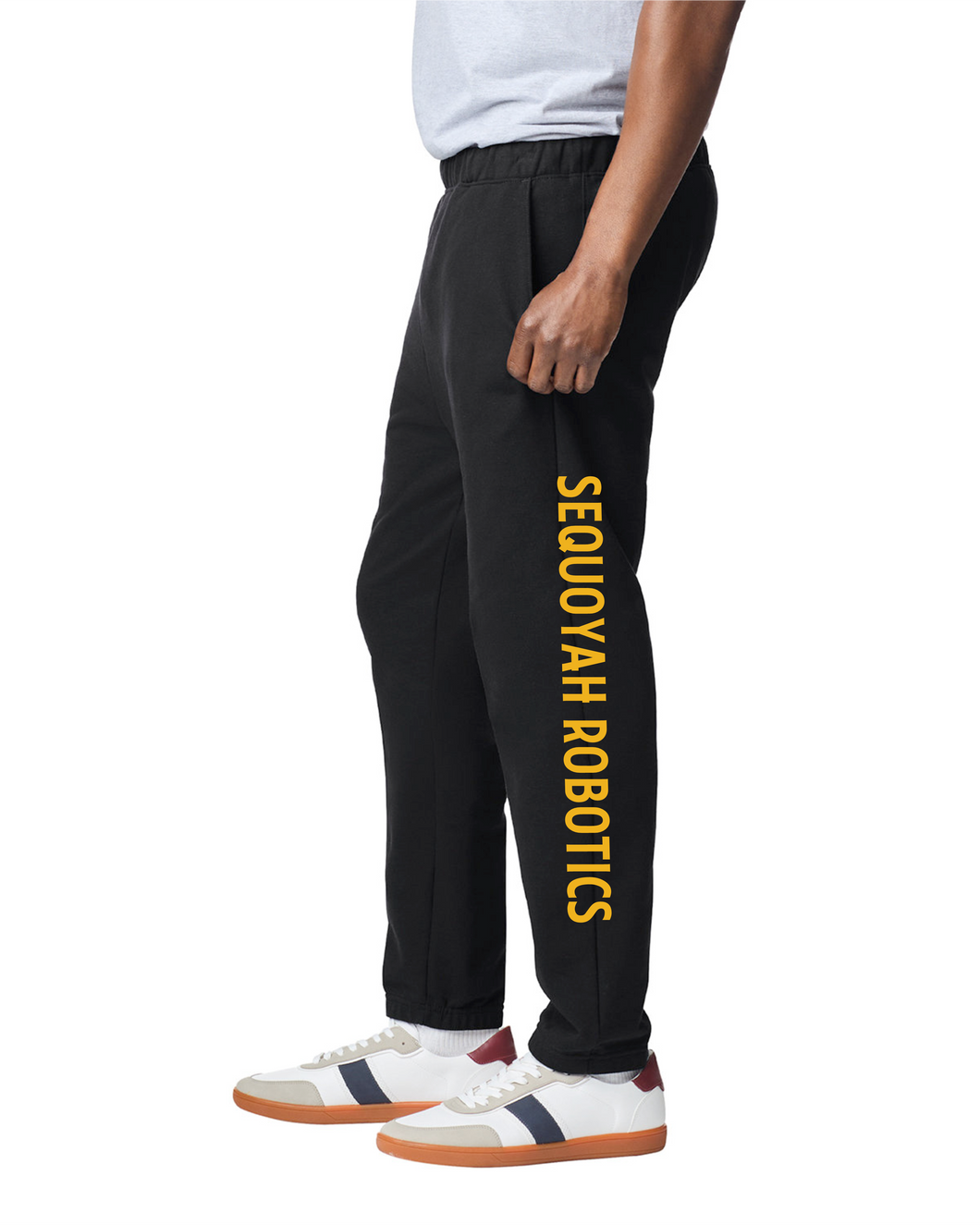 SEQ-Robotics-306-6 - Gildan Unisex Softstyle Midweight Pocket Sweatpant - Sequoyah Robotics Logo