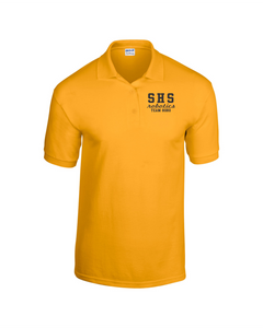 SEQ-Robotics-509-5 - Gildan Adult Jersey Short Sleeve Polo - SHS Robotics Team 8080 Logo