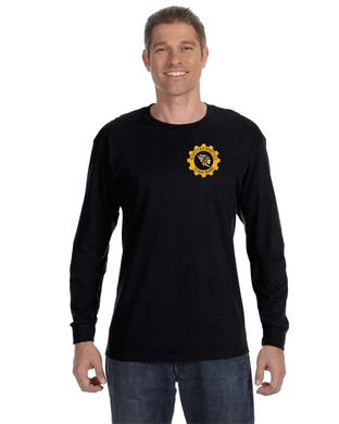 SEQ-Robotics-526-1 - Jerzees 5.6 oz. DRI-POWER® ACTIVE Long-Sleeve T-Shirt - Sequoyah Robotics Team 8080 Logo