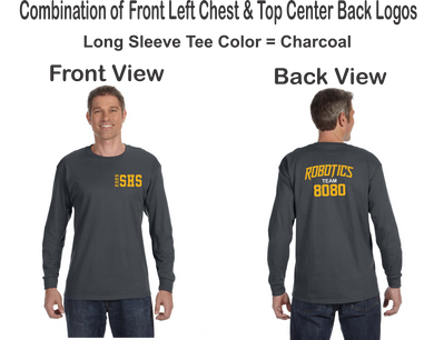 SEQ-Robotics-526-2 - Jerzees 5.6 oz. DRI-POWER® ACTIVE Long-Sleeve T-Shirt - Rock Shirt-Team 8080 Logos