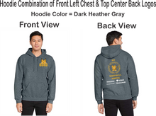 Load image into Gallery viewer, SEQ-Robotics-303-1 - Gildan Hoodie Sweatshirt - Team 8080 Robotic Logos
