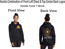 Load image into Gallery viewer, SEQ-Robotics-303-1 - Gildan Hoodie Sweatshirt - Team 8080 Robotic Logos