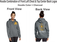Load image into Gallery viewer, SEQ-Robotics-303-1 - Gildan Hoodie Sweatshirt - Team 8080 Robotic Logos