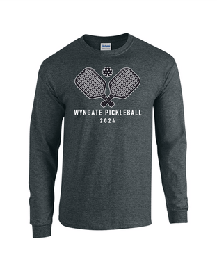 Wyngate-Pickleball-107 - Gildan Adult Heavy Cotton™ Long-Sleeve T-Shirt - 2024 Wyngate Pickleball Logo