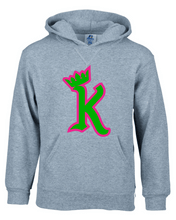 Load image into Gallery viewer, ATL-KINGS-091-07 - Russell Athletic Unisex Dri-Power® Hooded Sweatshirt - K with Crown Logo