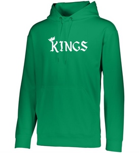 ATL-KINGS-105-2 - Augusta Wicking Fleece Hoodie Pullover - KINGS Logo