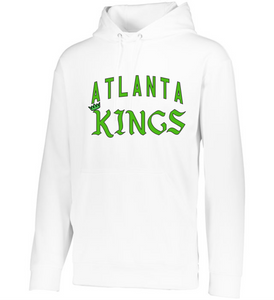 ATL-KINGS-105-3 - Augusta Wicking Fleece Hoodie Pullover - Atlanta KINGS ARC Logo