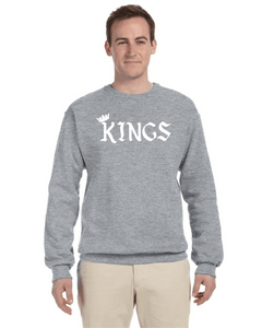 ATL-KINGS-304-2 - Jerzees NuBlend Fleece Crew Sweatshirt - KINGS Logo
