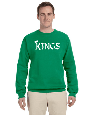 ATL-KINGS-304-2 - Jerzees NuBlend Fleece Crew Sweatshirt - KINGS Logo