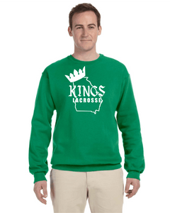 ATL-KINGS-304-5 - Jerzees NuBlend Fleece Crew Sweatshirt - K with Georgia Outline Logo