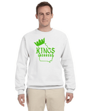 Load image into Gallery viewer, ATL-KINGS-304-5 - Jerzees NuBlend Fleece Crew Sweatshirt - K with Georgia Outline Logo