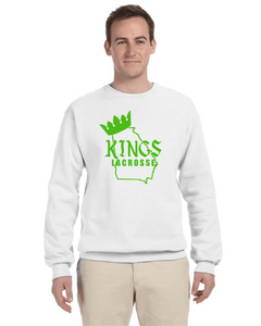 ATL-KINGS-304-5 - Jerzees NuBlend Fleece Crew Sweatshirt - K with Georgia Outline Logo