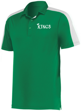 ATL-KINGS-504-2 - Augusta Bi-Color Vital Polo - Kings Logo