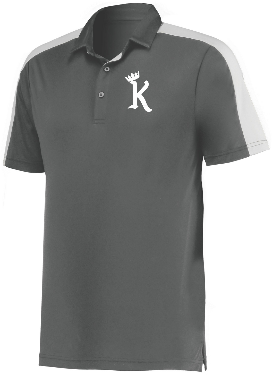 ATL-KINGS-504-7 - Augusta Bi-Color Vital Polo - K With Crown Logo