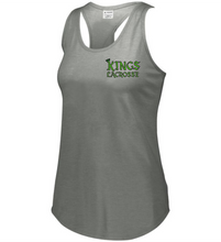 Load image into Gallery viewer, ATL-KINGS-514-1 - Augusta Ladies Lux Tri-Blend Tank - KINGS Lacrosse Logo
