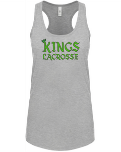 ATL-KINGS-515-1 - Next Level Ladies' Ideal Racerback Tank - KINGS Lacrosse Logo