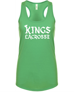 ATL-KINGS-515-1 - Next Level Ladies' Ideal Racerback Tank - KINGS Lacrosse Logo