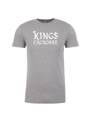 ATL-KINGS-601-1 - Next Level Unisex CVC Crewneck T-Shirt - KINGS Lacrosse Logo