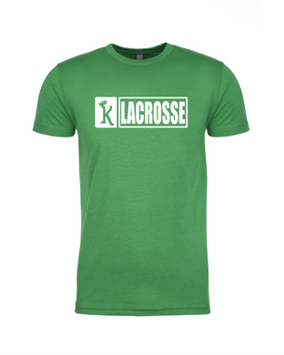 ATL-KINGS-601-10 - Next Level Unisex CVC Crewneck T-Shirt - K Lacrosse Square Logo