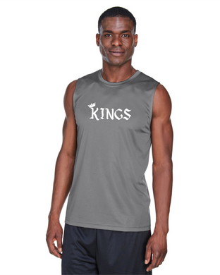 ATL-KINGS-634-2 - Team 365 Zone Performance Muscle T-Shirt - KINGS Logo