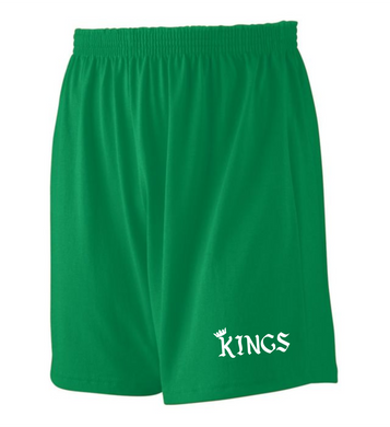 ATL-KINGS-729-2 - Augusta Jersey Knit Short (6 Inch Inseam) - KINGS Logo