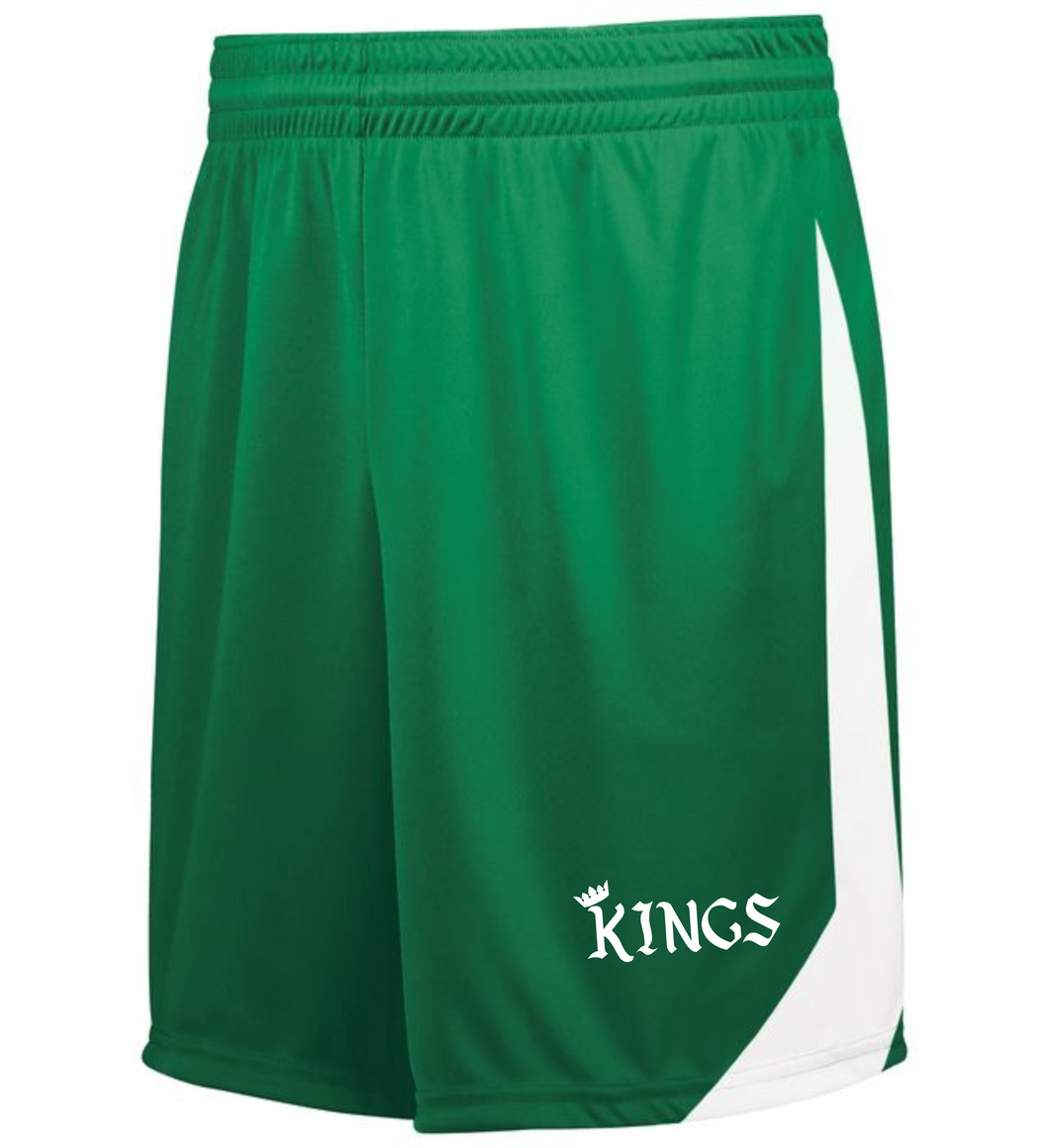 ATL-KINGS-730-2 - High Five Athletico Shorts (6 1/2 Inch Inseam) - Kings Logo