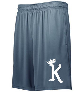 ATL-KINGS-732-7 - Holloway Whisk 2.0 Shorts (8 Inch Inseam) - K With Crown Logo