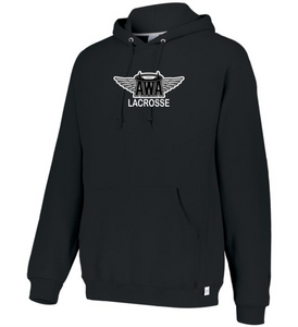 AWA-LAX-091-1 - Russell Athletic Unisex Dri-Power Hooded Sweatshirt - AWA Lacrosse Logo