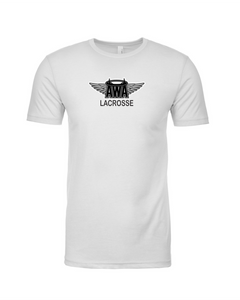 AWA-LAX-544-1 - Next Level CVC Short Sleeve Crew TEE - AWA Girls Lacrosse Logo