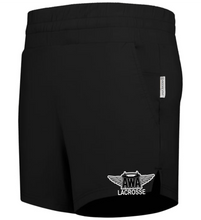 Load image into Gallery viewer, AWA-LAX-731-1 - Holloway Ladies Ventura Soft Knit Shorts (5 Inch Inseam) - AWA Lacrosse Logo