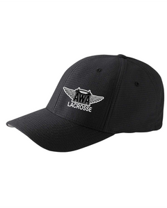 AWA-LAX-911-1 - Flexfit Adult Cool and Dry Tricot Cap - AWA Girls Lacrosse Logo