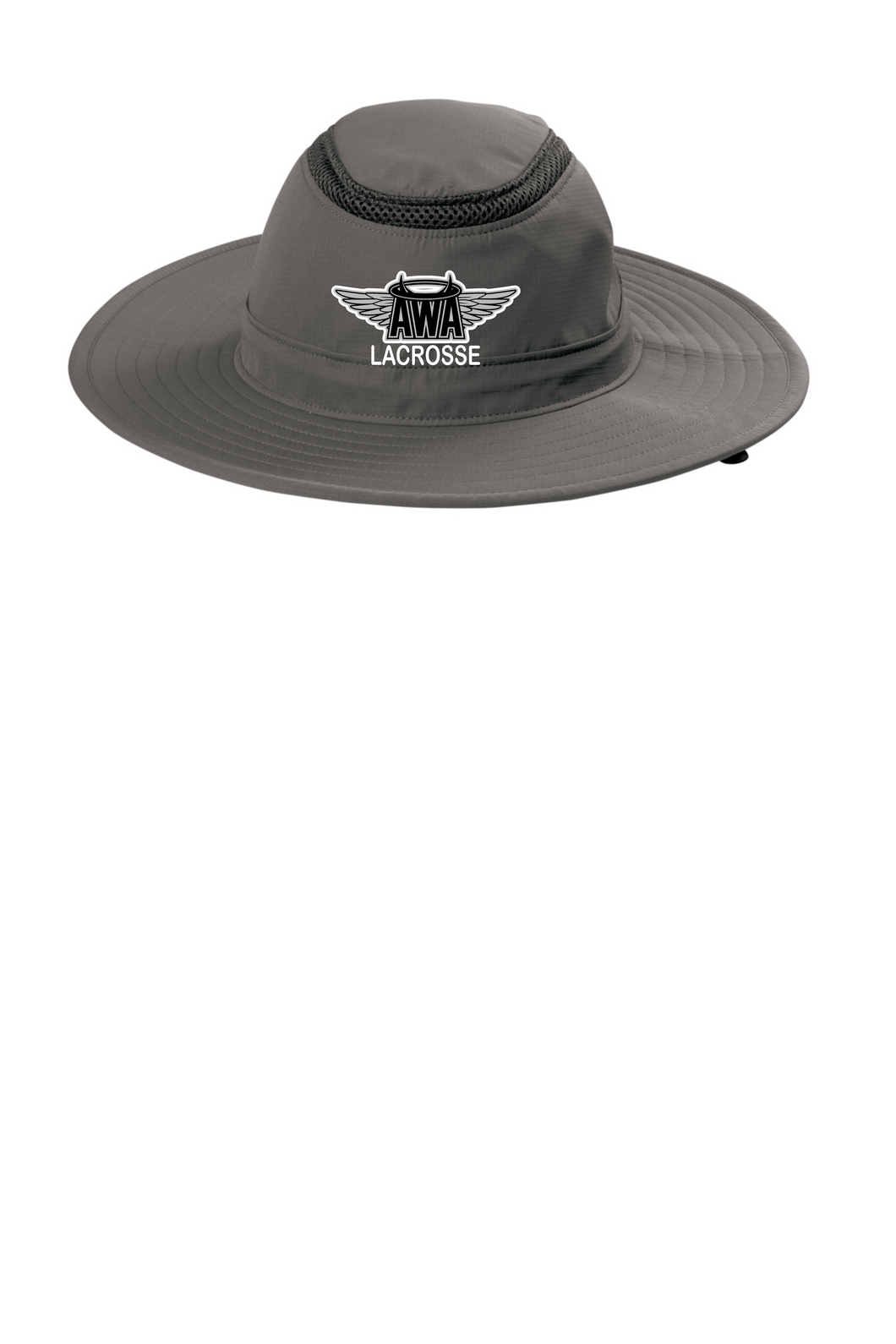 AWA-LAX-913-1 - Port Authority Outdoor Ventilated Wide Brim Hat - AWA Lacrosse Logo