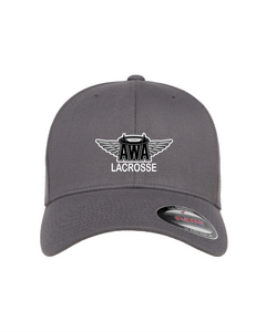 AWA-LAX-921-1 - Flexfit Adult Wool Blend Cap - AWA Girls Lacrosse Logo